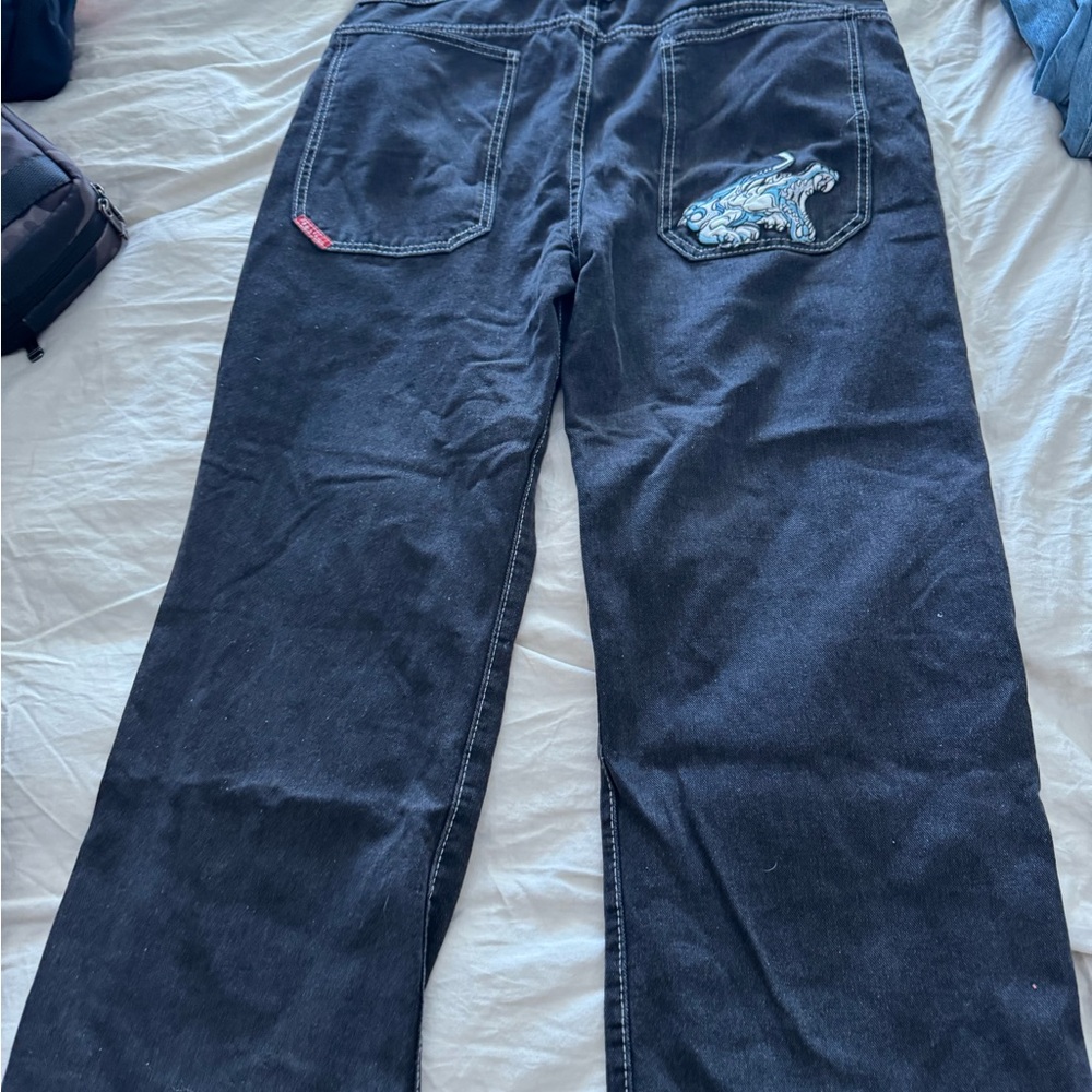 Black Denim jnco jeans